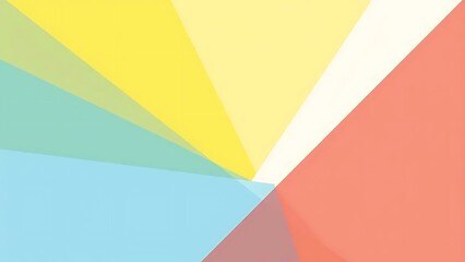 Abstract Pastel Color Block Background, Geometric Design