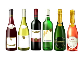 ワインボトル バラエティ 赤 白 シャンパン ロゼ	