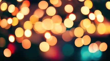 Fototapeta premium Bokeh lights of celebration