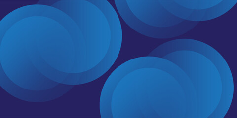 Vector dark blue background with circles. Applicable for gift card illustration