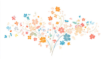 floral pattern cross