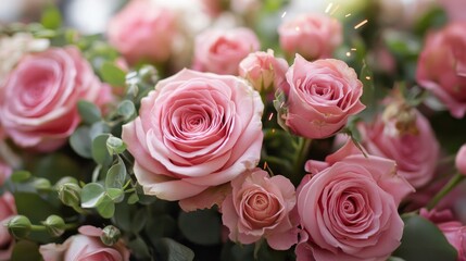 Obraz premium A welder in protective gear working on steel beams at an industrial site. Featuring sparks and craftsmanship