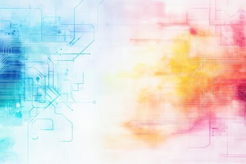 Vibrant Colorful Abstract Background Featuring Intricate Patterns and Fluid Shapes Creating a Dynamic and Energetic Visual Experience for Art Lovers