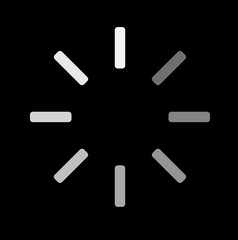 The page is loading as a rotating bar