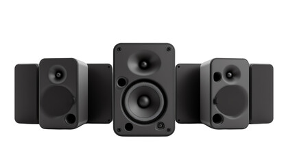 Obraz premium Modern audio speakers for enhanced sound quality.