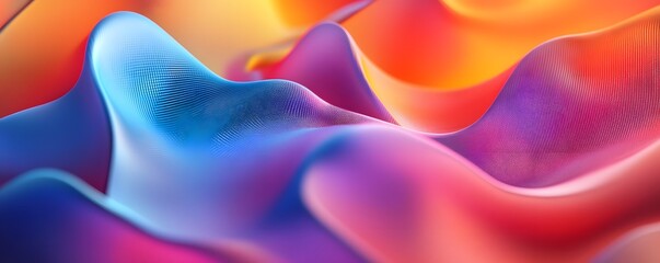 Obraz premium Colorful abstract gradient background with a vibrant color.