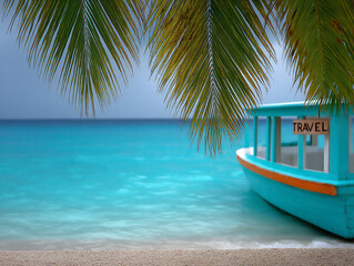 Obraz premium travel destination ad