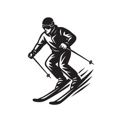 ice ski player