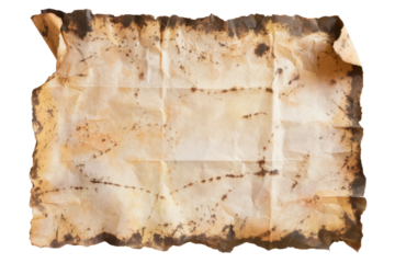 antique paper texture, aged parchment on white background