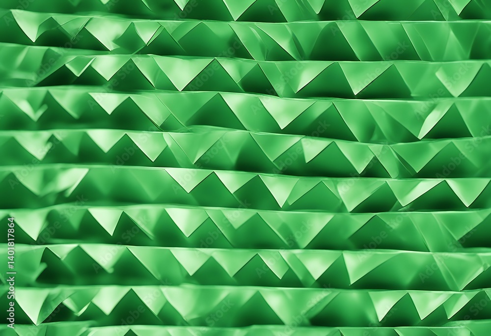 Poster prisms green pattern triangle graphic future digital modern abstract engineering futuristic electron