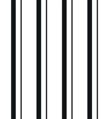 White seamless pattern with black vertical lines. The abstract design. Vertical line abstract background vector. Abstract monochrome vertical stripes pattern.