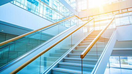 Fototapeta premium Modern Stairwell