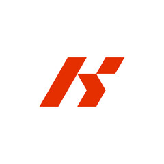 Modern and Dynamic Letter K Logo