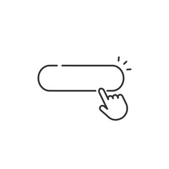 予約、登録、申請手続きなどに使えるボタンのベクターアイコン(線画・モノクロ)