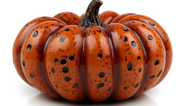 Ornate Pumpkin Isolated