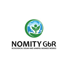 green leaf design logo health combination gradient illustration