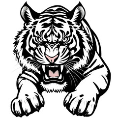 Obraz premium Mighty Tiger Hunting