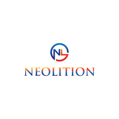 logo design initial N letter gradient illustration