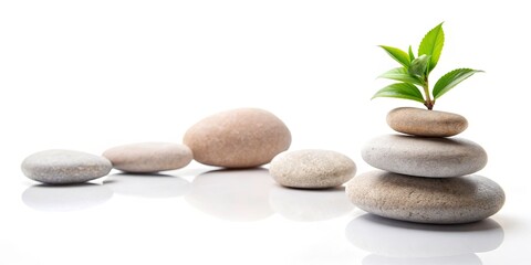 Urban Zen Garden: Abandoned Building, Stones, Plants, Peaceful, Concrete Jungle, Nature Photography, Serene, Overgrown, Decay, Still Life, Urban Exploration, Lost Places