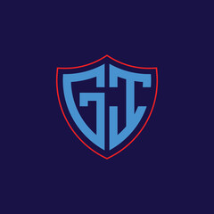 Corporate Shield Logo with Letter Combination