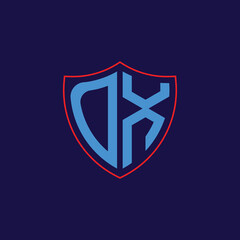 Corporate Shield Logo with Letter Combination