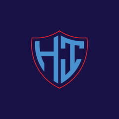 Corporate Shield Logo with Letter Combination