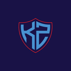 Corporate Shield Logo with Letter Combination