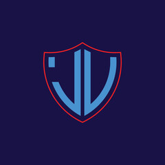 Corporate Shield Logo with Letter Combination