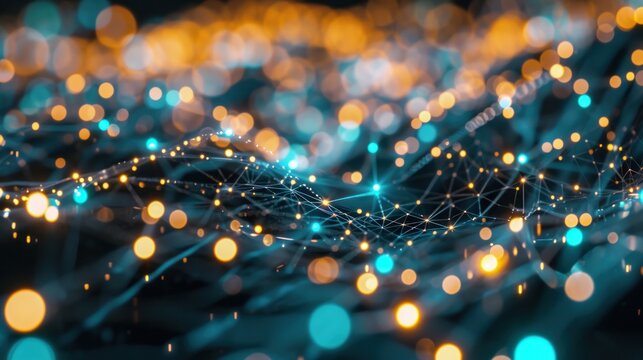 Big data connection technology, can be used for display or montage your products, technology, businessman, digital, business, innovative, computer, tech, networking