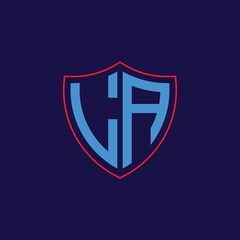 Corporate Shield Logo with Letter Combination