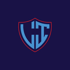 Corporate Shield Logo with Letter Combination