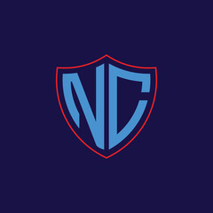 Corporate Shield Logo with Letter Combination