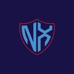 Corporate Shield Logo with Letter Combination