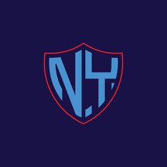 Corporate Shield Logo with Letter Combination