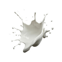 Dynamic capture of a milk splash, highlighting the fluid dynamics and motion