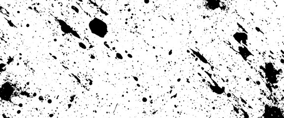 Dynamic Splattered Ink Texture for Grunge Backgrounds and Overlays