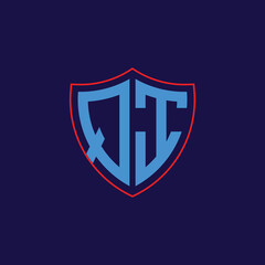 Corporate Shield Logo with Letter Combination