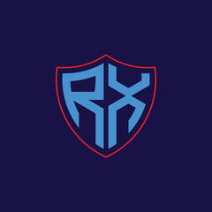 Corporate Shield Logo with Letter Combination