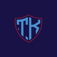 Corporate Shield Logo with Letter Combination