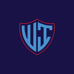 Corporate Shield Logo with Letter Combination