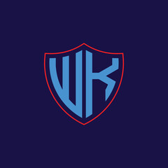 Corporate Shield Logo with Letter Combination