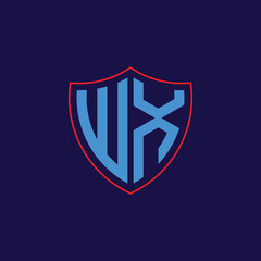 Corporate Shield Logo with Letter Combination