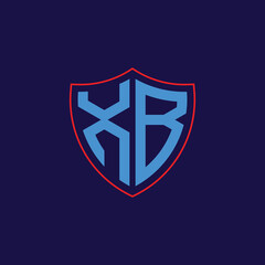 Corporate Shield Logo with Letter Combination