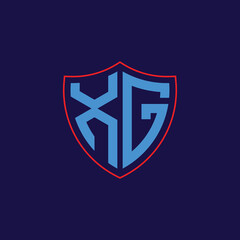 Corporate Shield Logo with Letter Combination