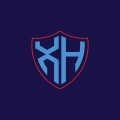 Corporate Shield Logo with Letter Combination