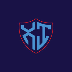 Corporate Shield Logo with Letter Combination