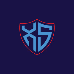 Corporate Shield Logo with Letter Combination