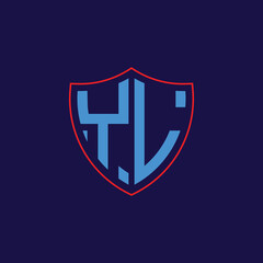 Corporate Shield Logo with Letter Combination