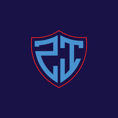 Corporate Shield Logo with Letter Combination