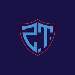 Corporate Shield Logo with Letter Combination